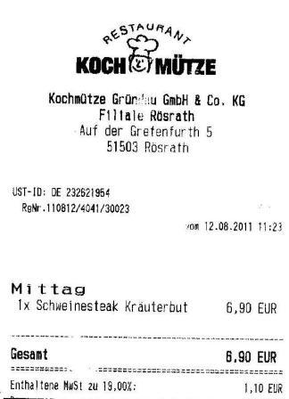 afev Hffner Kochmtze Restaurant